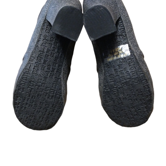 Rebels 8.5 Bling High Heel Dark Gray Boot Style Shoes 215896 - Picture 15 of 15